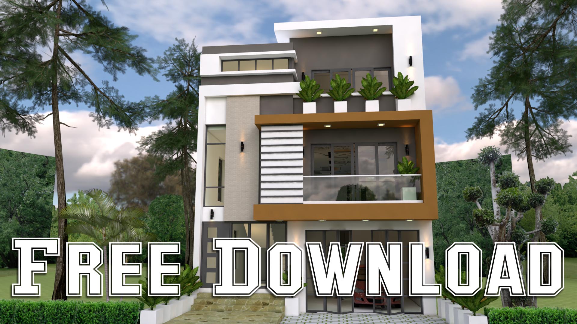 Free Download House Plans - House Design 3D