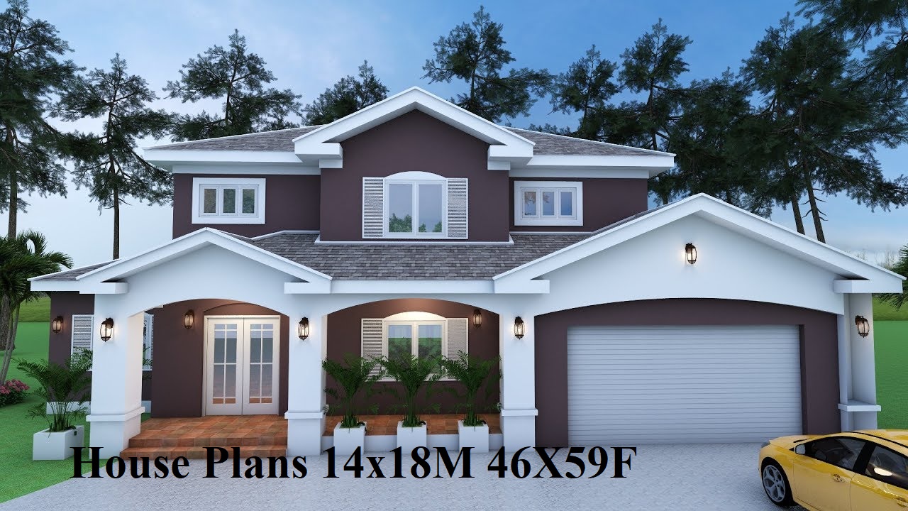 House Plans 14x18M 46X59F