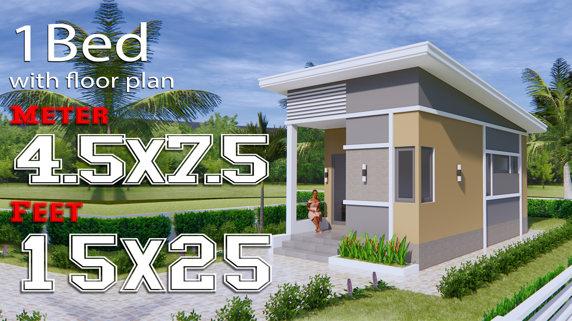 small-house-plans-4-5x7-5-shed-roof-house-design-3d