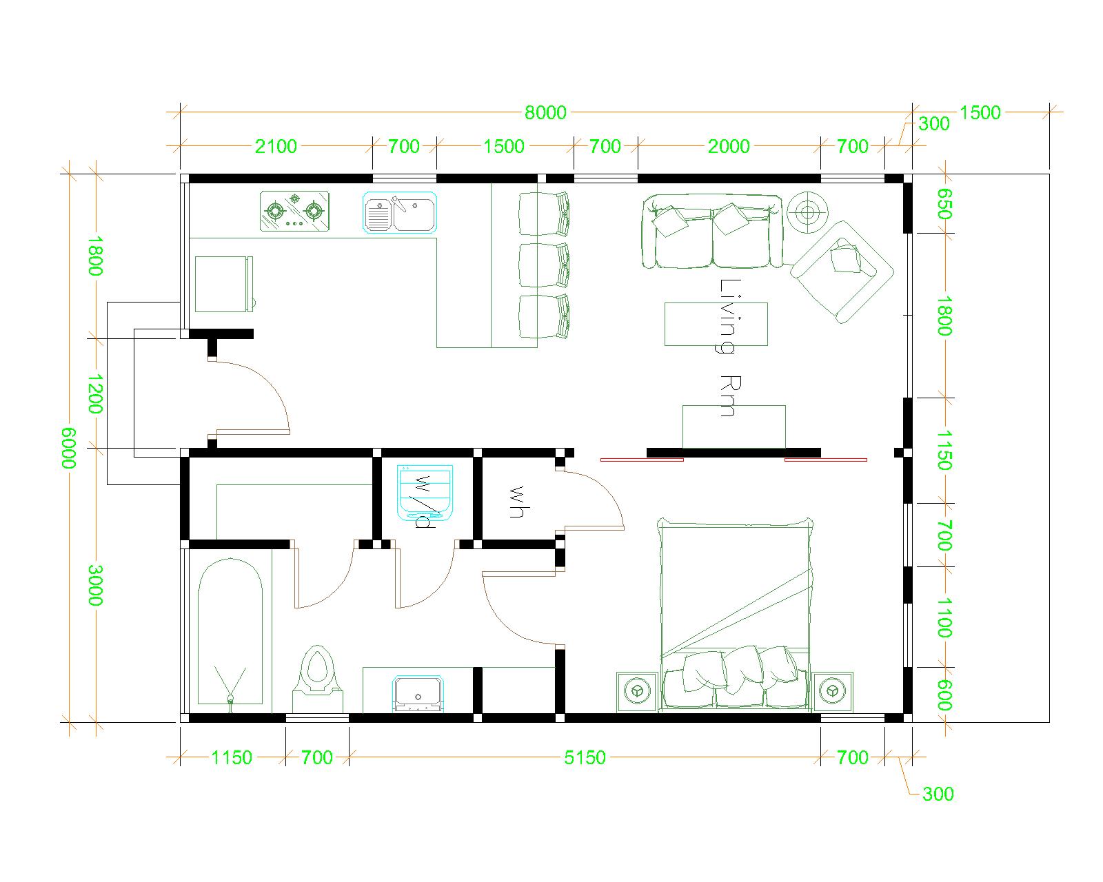 Studio House Plans 6x8 Shed Roof free download - House Design 3D