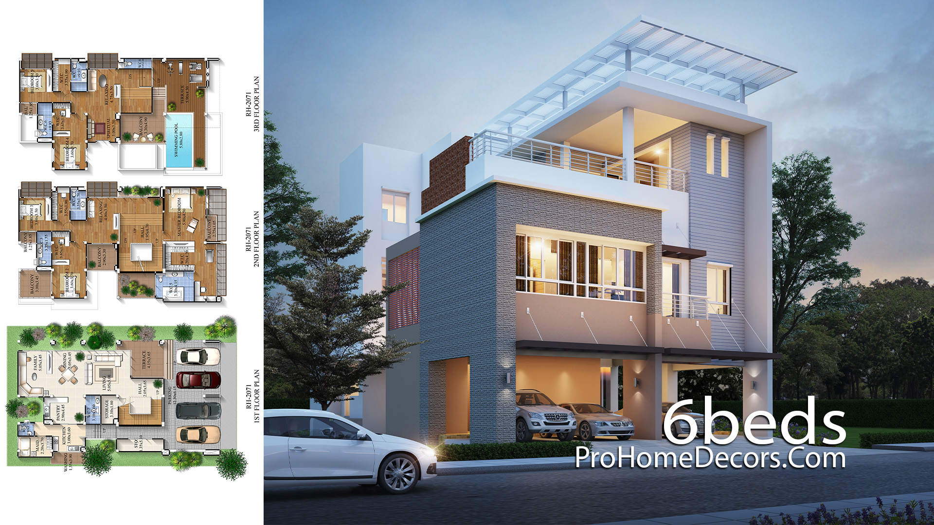 House-Design-Plan-12x20-Meter-with-6-Bedrooms