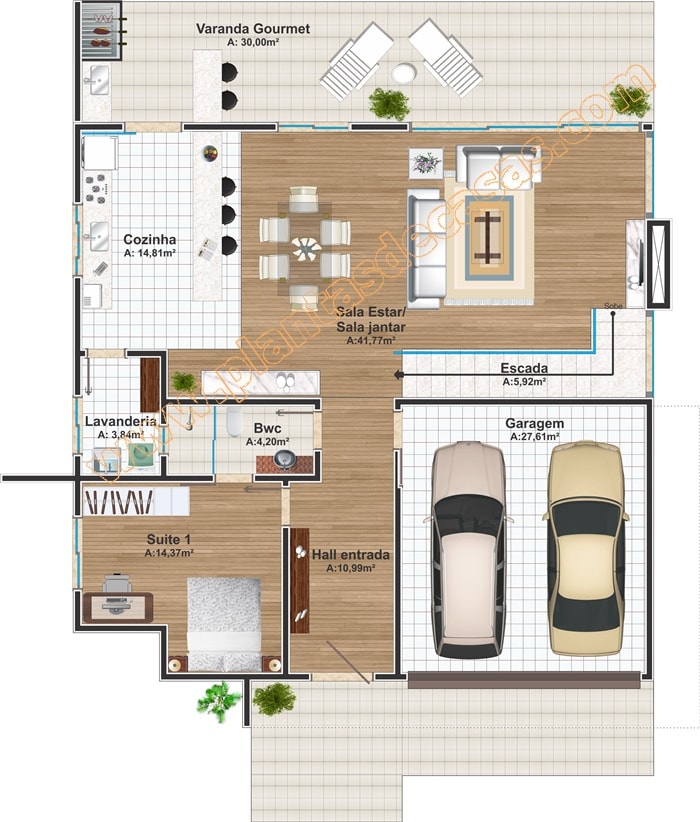 House Design Plan 12x12 Meter with 4 Bedrooms ground floor plan