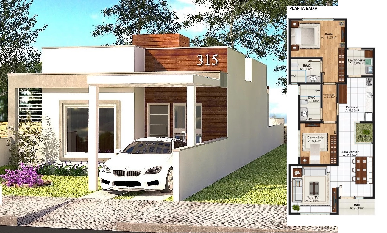 House-Design-Plan-6.5x14-Meter-with-3-Bedrooms-2-Cover