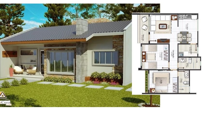 House-Plan-Plot-10x15-Meter-with-2-Bedrooms-cover