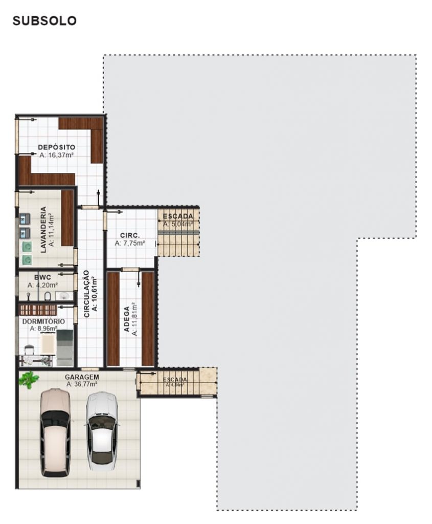 House Plan Plot 25x30 Meter with 4 Bedrooms plan 1