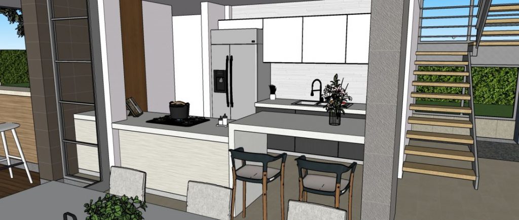 Modern House Plan 25x35 M 6 Beds 2 Story Plan kitchen