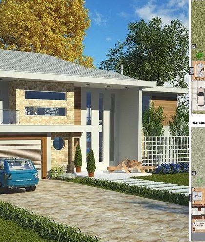 House-Design-Plan-21x16-Meter-4-Bedrooms-Plot-25x30M-front-3d