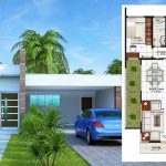Modern-House-Plan-10x13.5-Meter-2-Bedrooms-Plot-10x20-M-front-3d-view-1-Cover