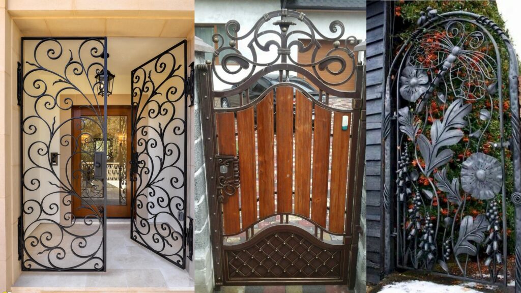 Iron Gate Design 30 small iron gates for your home - House Design 3D